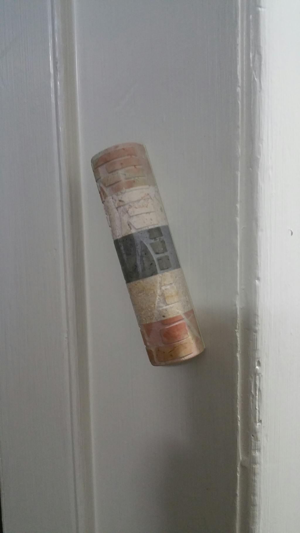 Layered Stones Mezuzah